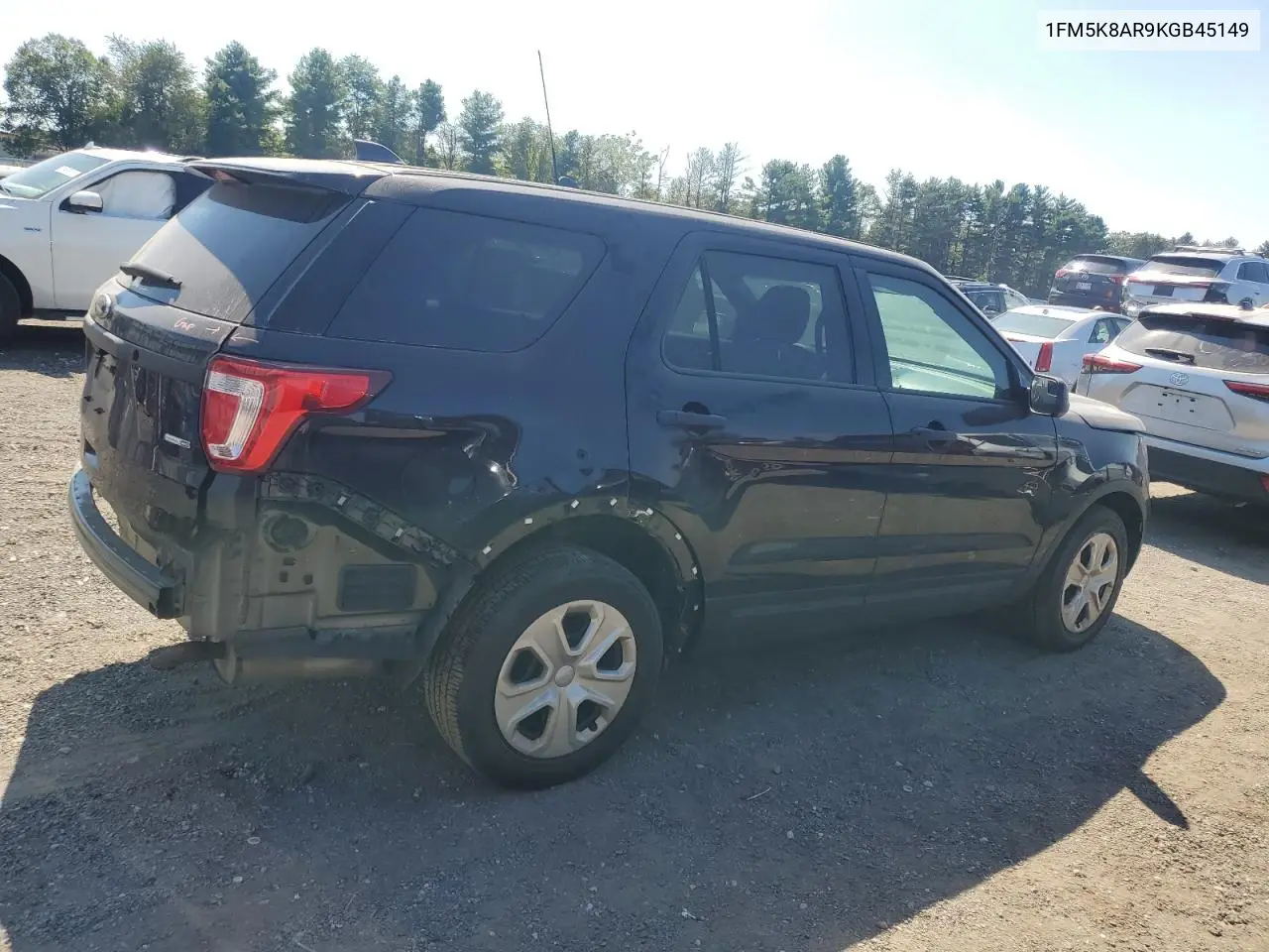 1FM5K8AR9KGB45149 2019 Ford Explorer Police Interceptor