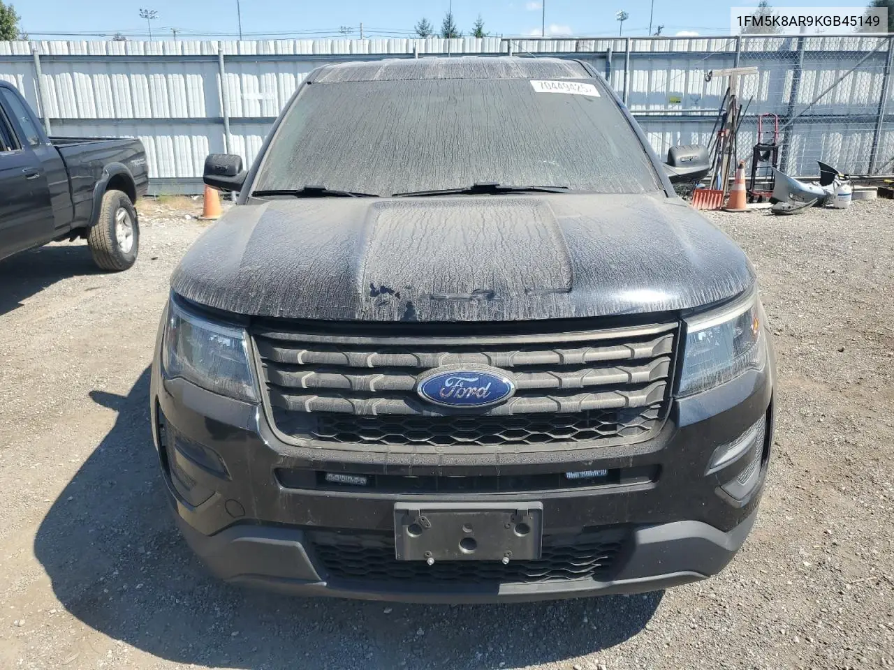 1FM5K8AR9KGB45149 2019 Ford Explorer Police Interceptor