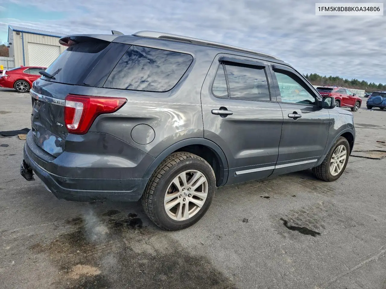 1FM5K8D88KGA34806 2019 Ford Explorer Xlt