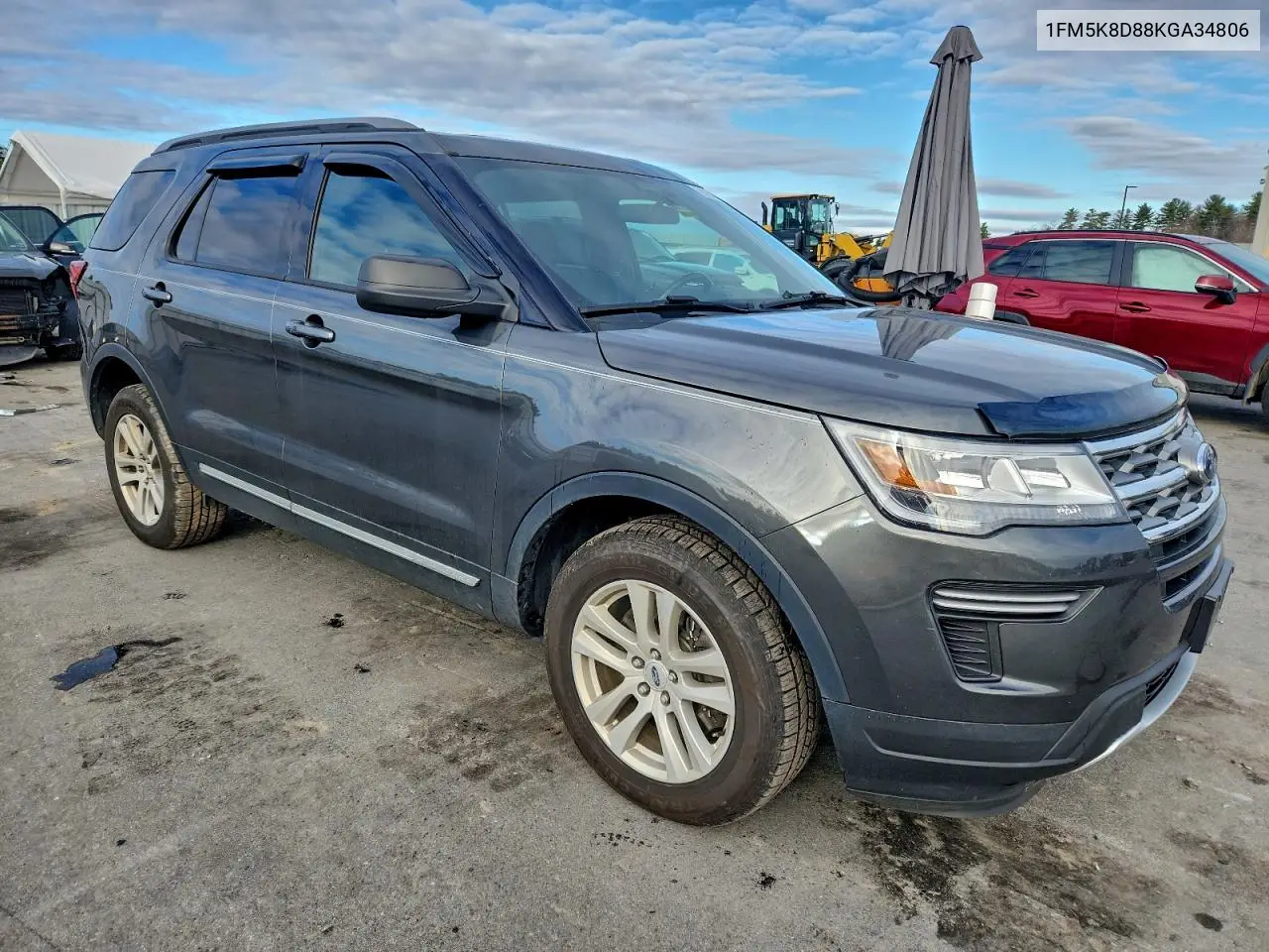 1FM5K8D88KGA34806 2019 Ford Explorer Xlt
