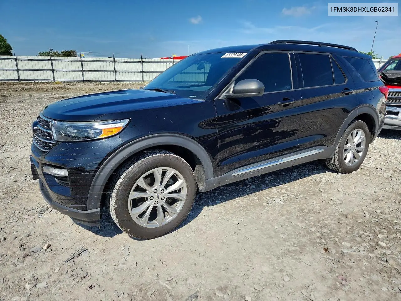 2020 Ford Explorer Xlt VIN: 1FMSK8DHXLGB62341 Lot: 57779146