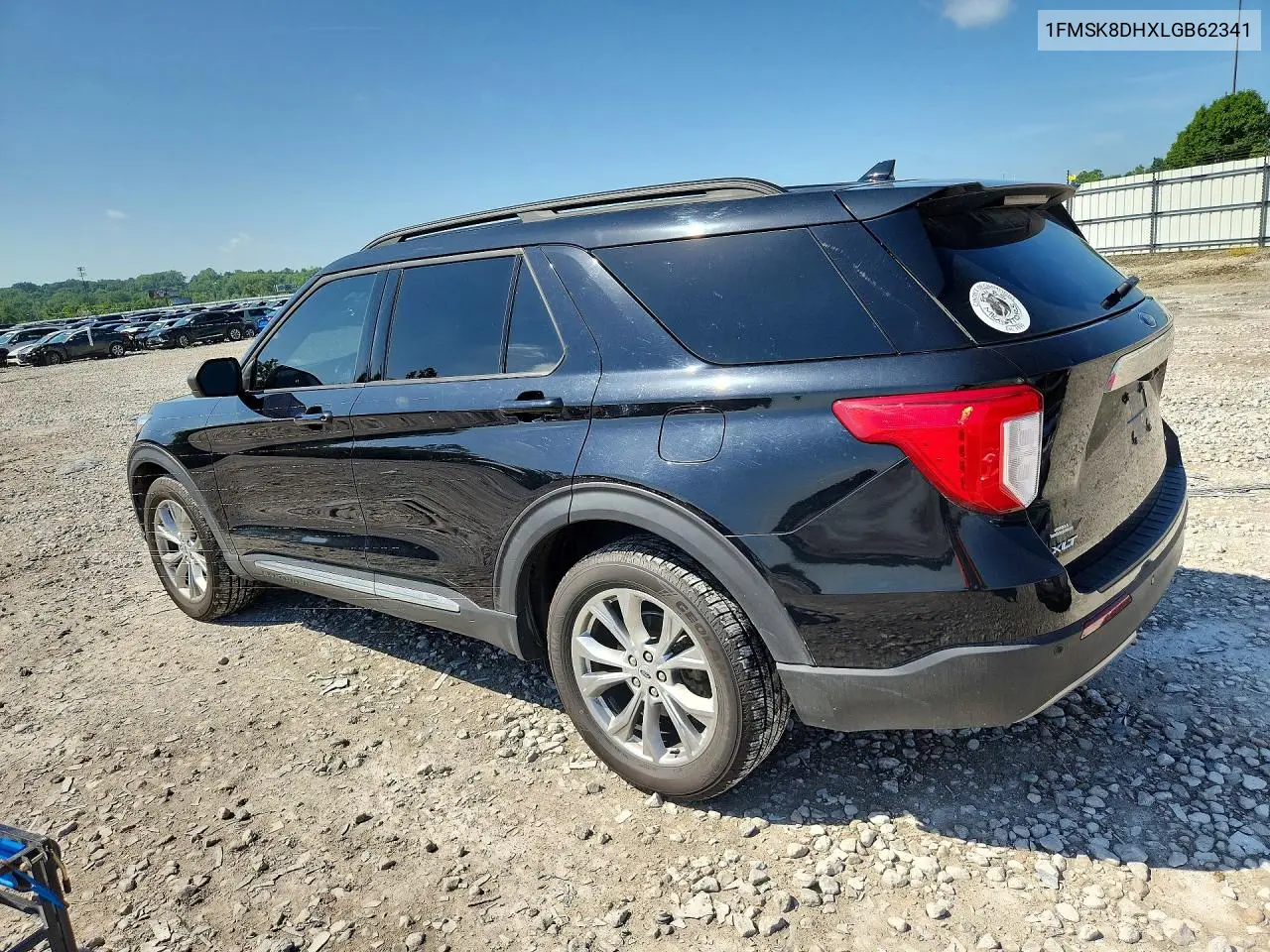 2020 Ford Explorer Xlt VIN: 1FMSK8DHXLGB62341 Lot: 57779146