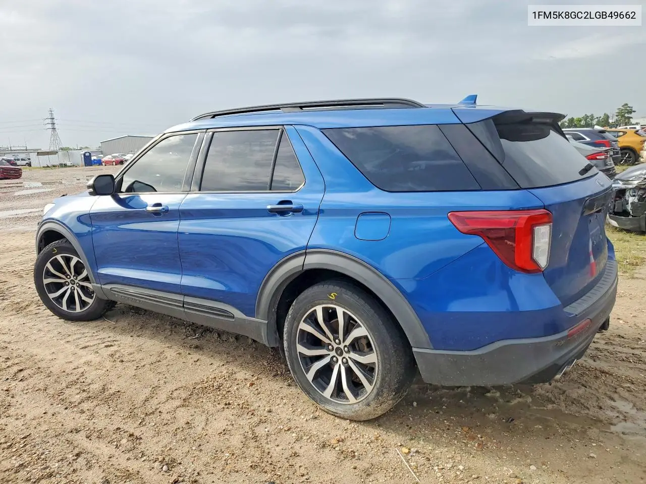 2020 Ford Explorer St VIN: 1FM5K8GC2LGB49662 Lot: 61363456