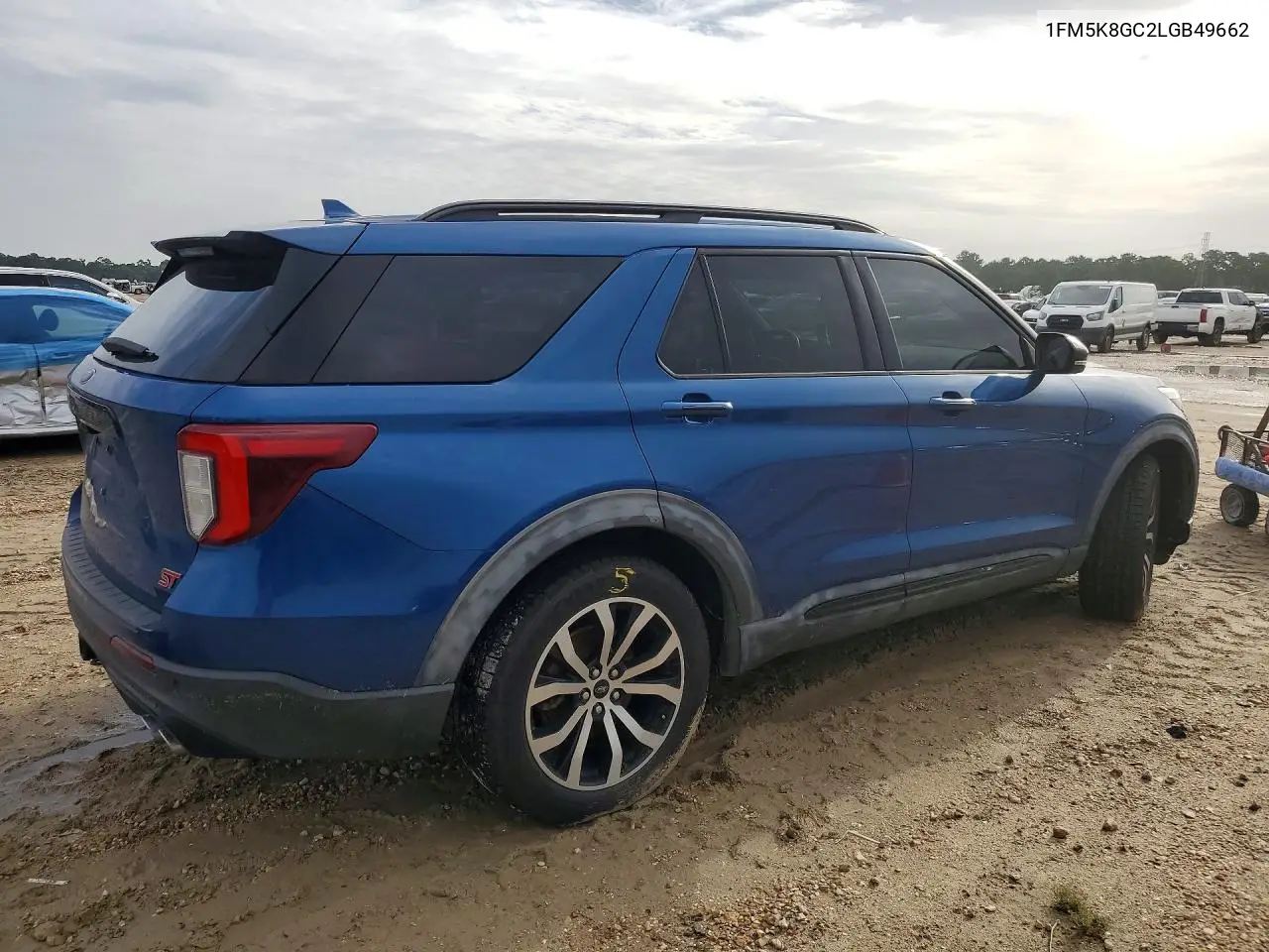2020 Ford Explorer St VIN: 1FM5K8GC2LGB49662 Lot: 61363456