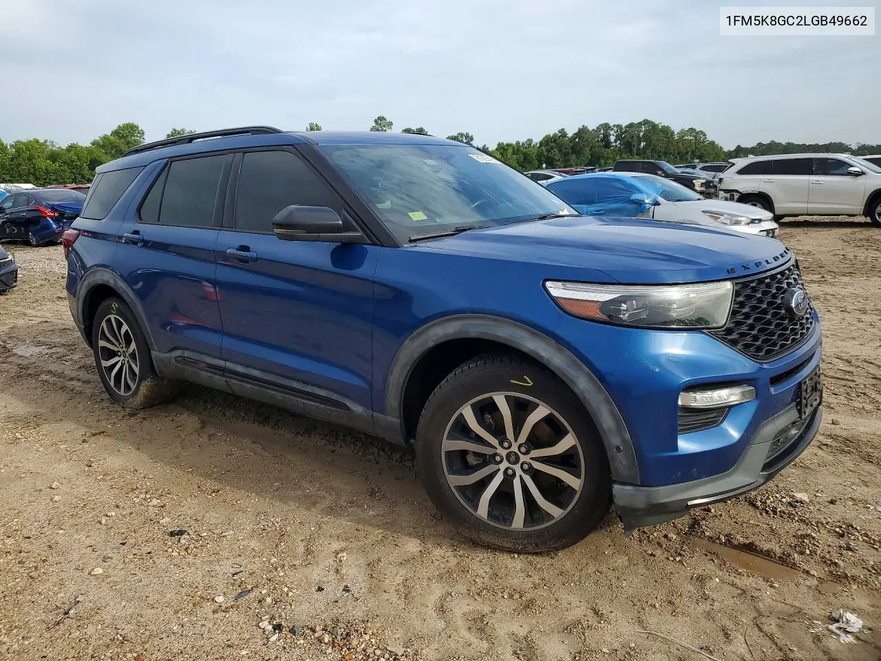 2020 Ford Explorer St VIN: 1FM5K8GC2LGB49662 Lot: 61363456