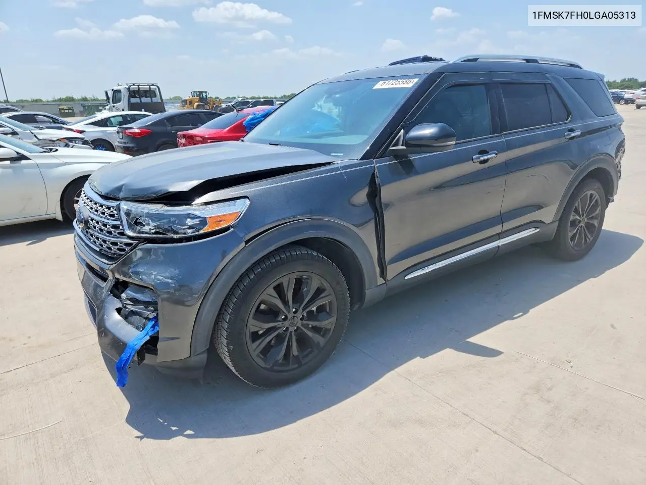 2020 Ford Explorer Limited VIN: 1FMSK7FH0LGA05313 Lot: 61725586