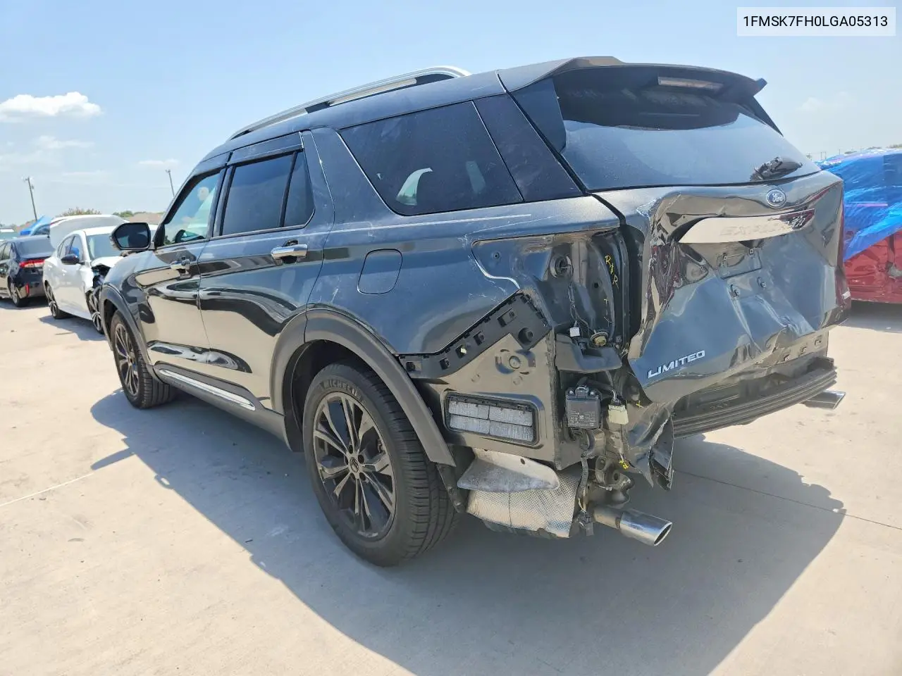 2020 Ford Explorer Limited VIN: 1FMSK7FH0LGA05313 Lot: 61725586