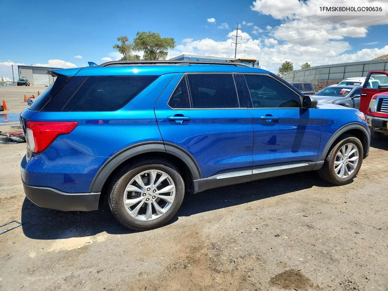 2020 Ford Explorer Xlt VIN: 1FMSK8DH0LGC90636 Lot: 61820826