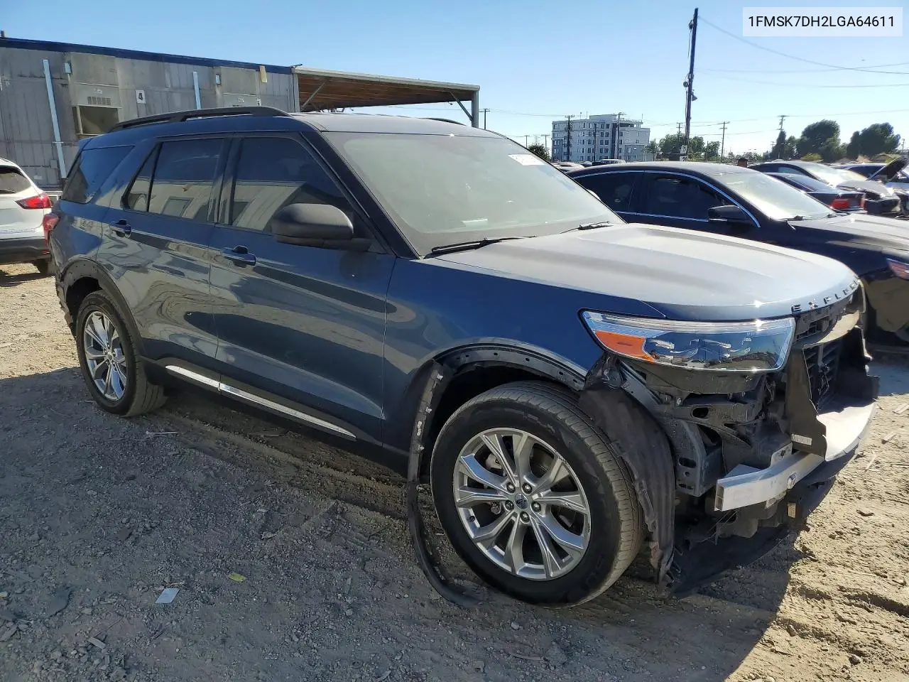 2020 Ford Explorer Xlt VIN: 1FMSK7DH2LGA64611 Lot: 61970626