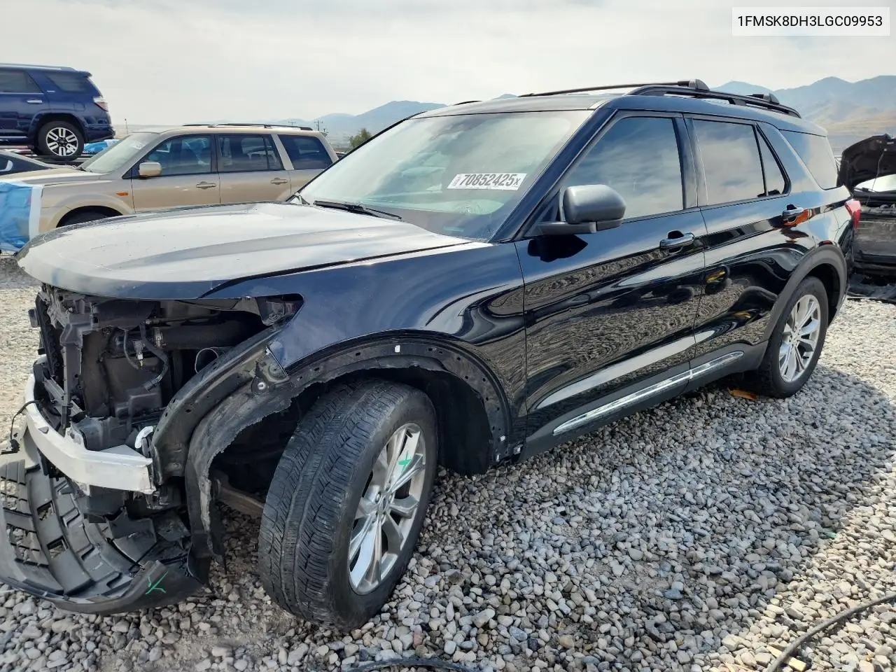 1FMSK8DH3LGC09953 2020 Ford Explorer Xlt