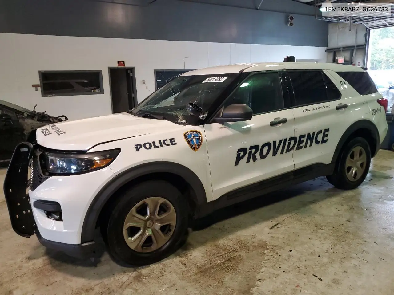 1FM5K8AB7LGC36733 2020 Ford Explorer Police Interceptor