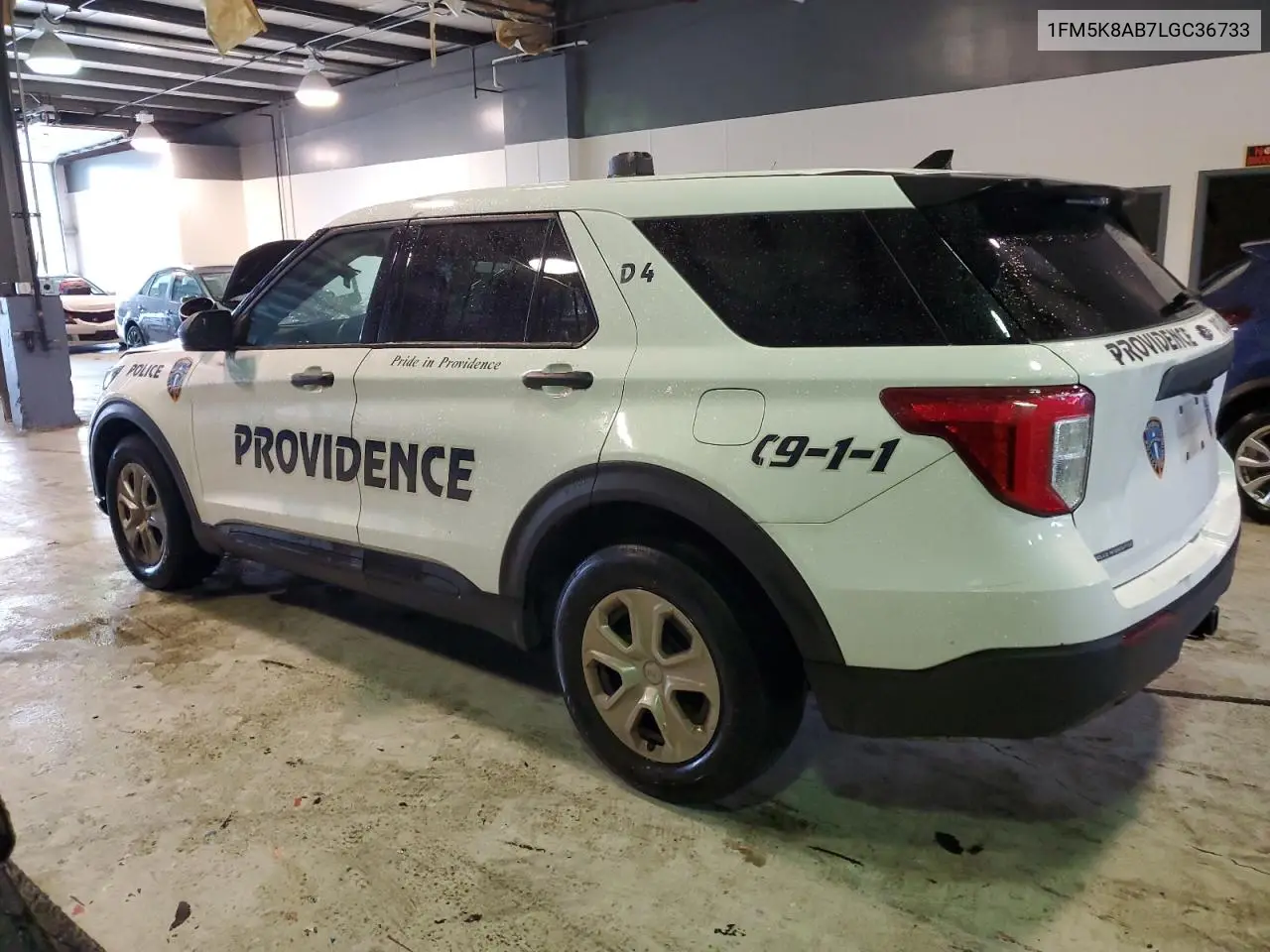 1FM5K8AB7LGC36733 2020 Ford Explorer Police Interceptor