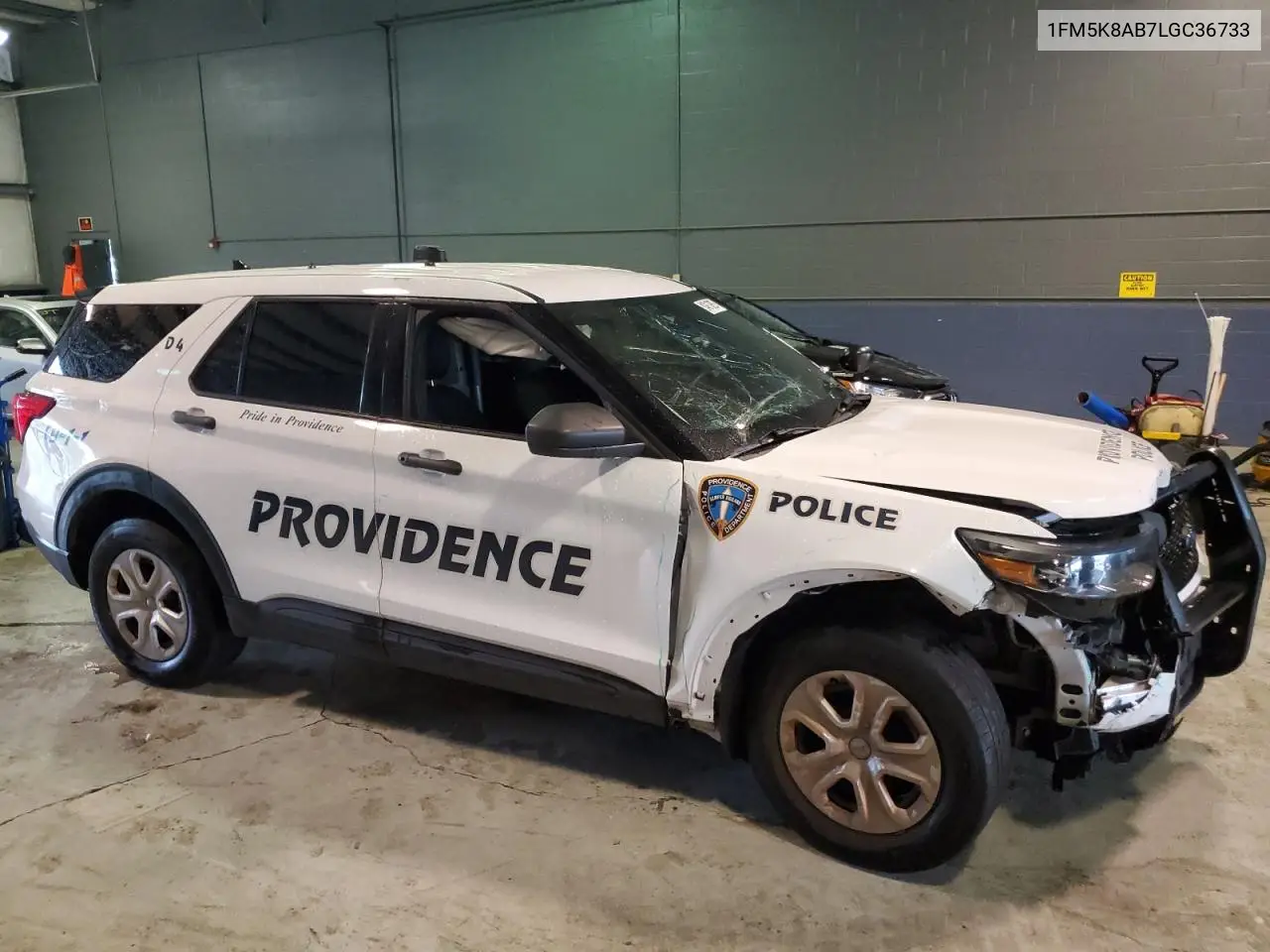 1FM5K8AB7LGC36733 2020 Ford Explorer Police Interceptor