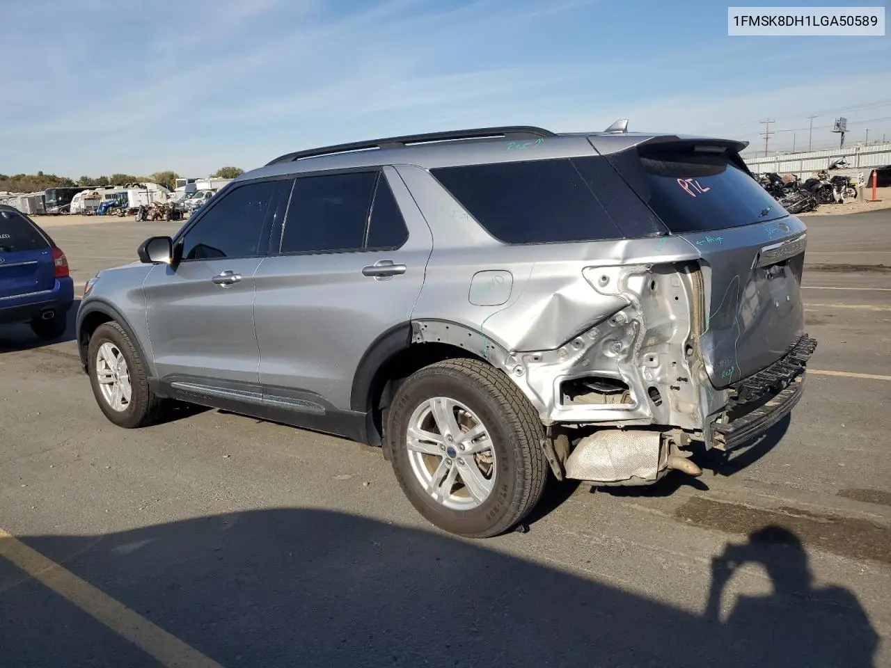 1FMSK8DH1LGA50589 2020 Ford Explorer Xlt