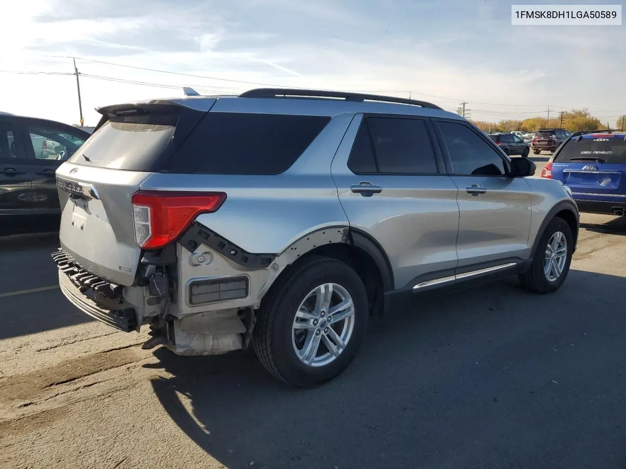 1FMSK8DH1LGA50589 2020 Ford Explorer Xlt