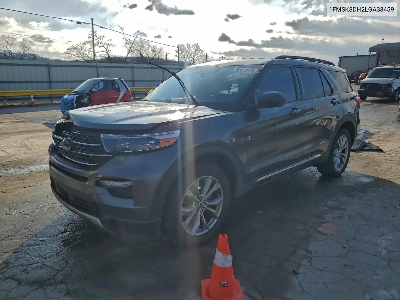 1FMSK8DH2LGA33459 2020 Ford Explorer Xlt