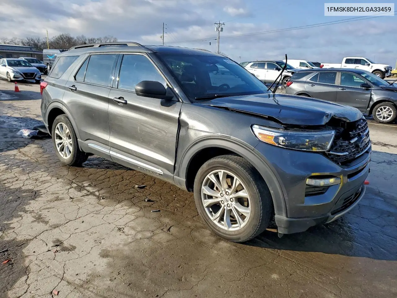 1FMSK8DH2LGA33459 2020 Ford Explorer Xlt
