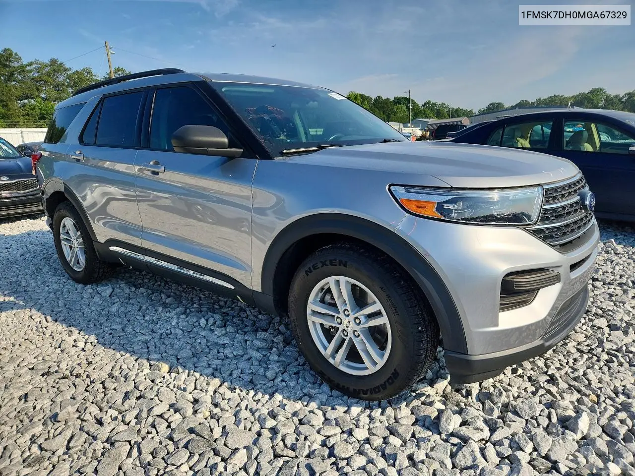 2021 Ford Explorer Xlt VIN: 1FMSK7DH0MGA67329 Lot: 57031796