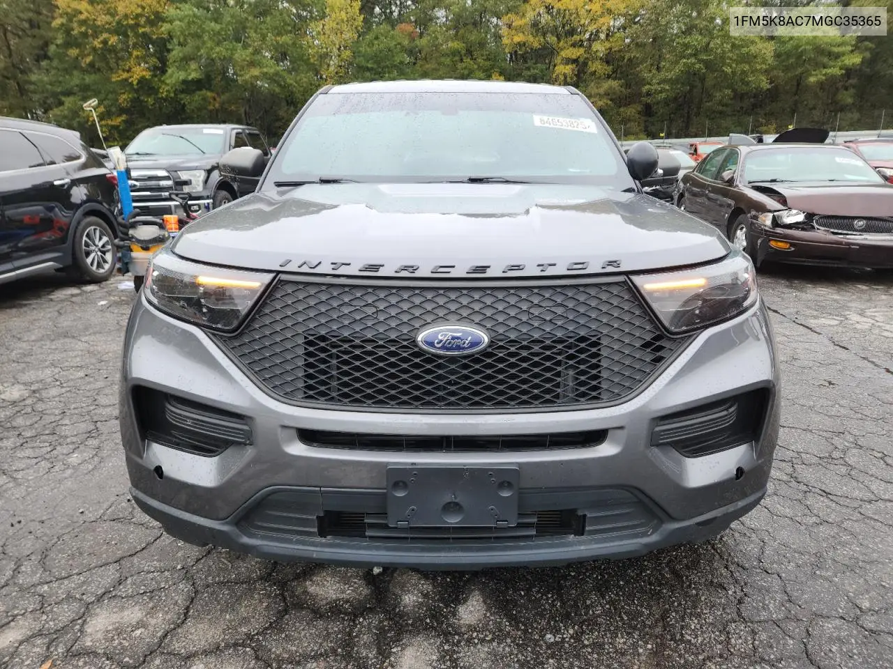 1FM5K8AC7MGC35365 2021 Ford Explorer Police Interceptor