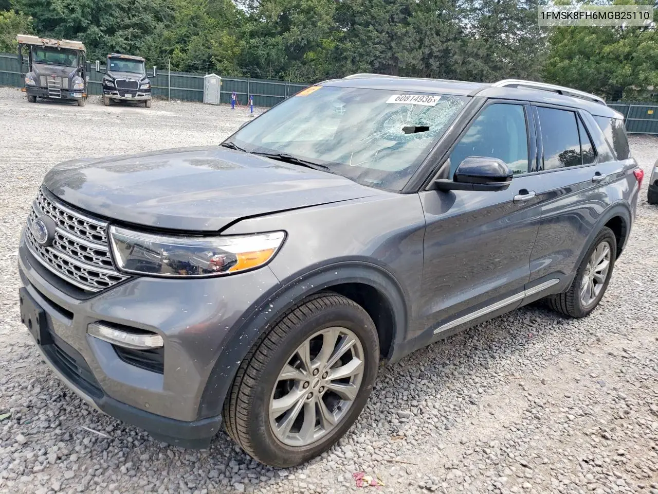 2021 Ford Explorer Limited VIN: 1FMSK8FH6MGB25110 Lot: 60814936