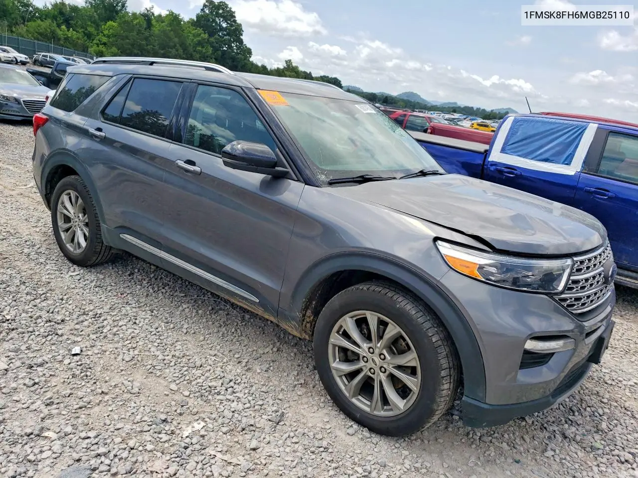 2021 Ford Explorer Limited VIN: 1FMSK8FH6MGB25110 Lot: 60814936