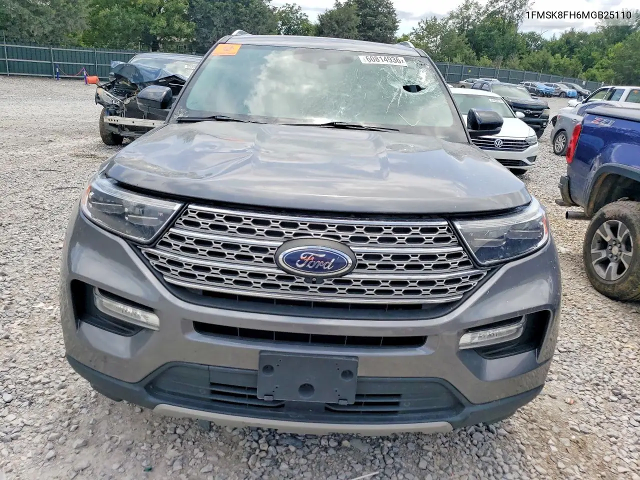 2021 Ford Explorer Limited VIN: 1FMSK8FH6MGB25110 Lot: 60814936