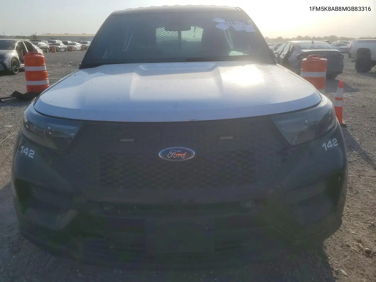 2021 Ford Explorer Police Interceptor VIN: 1FM5K8AB8MGB83316 Lot: 61390336