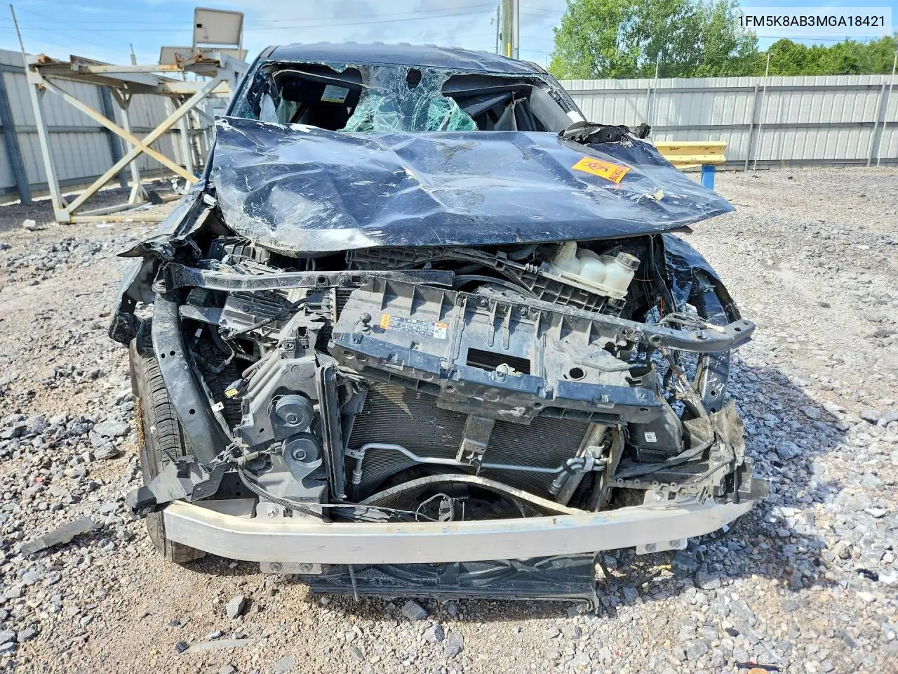 2021 Ford Explorer Police Interceptor VIN: 1FM5K8AB3MGA18421 Lot: 61485836