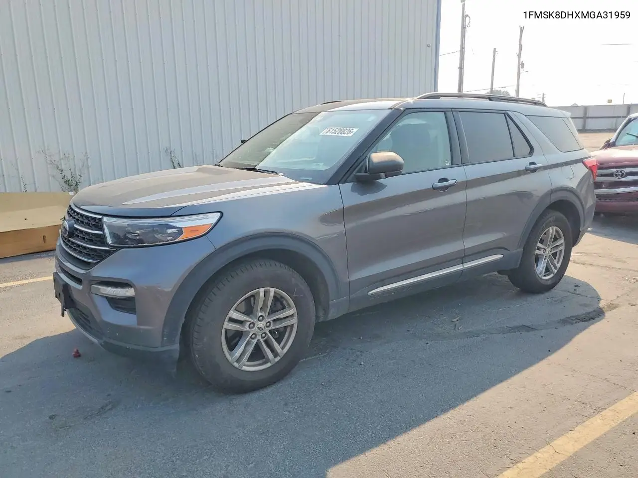 2021 Ford Explorer Xlt VIN: 1FMSK8DHXMGA31959 Lot: 61528826