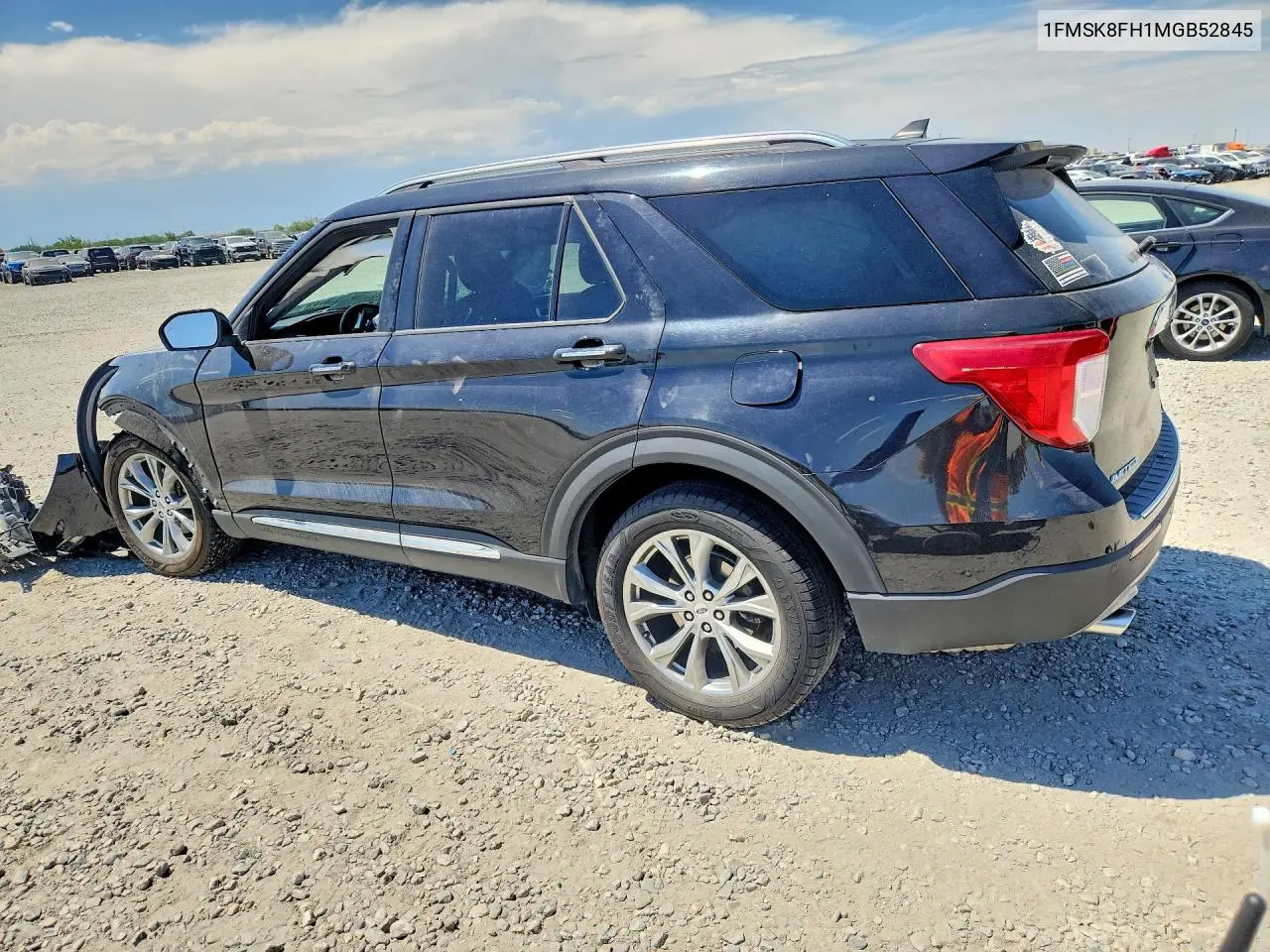 2021 Ford Explorer Limited VIN: 1FMSK8FH1MGB52845 Lot: 61878606