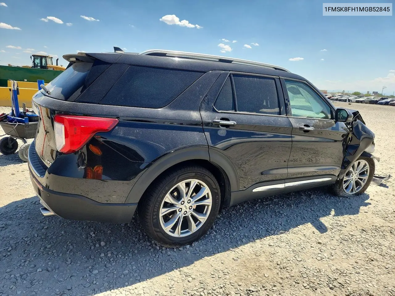 2021 Ford Explorer Limited VIN: 1FMSK8FH1MGB52845 Lot: 61878606
