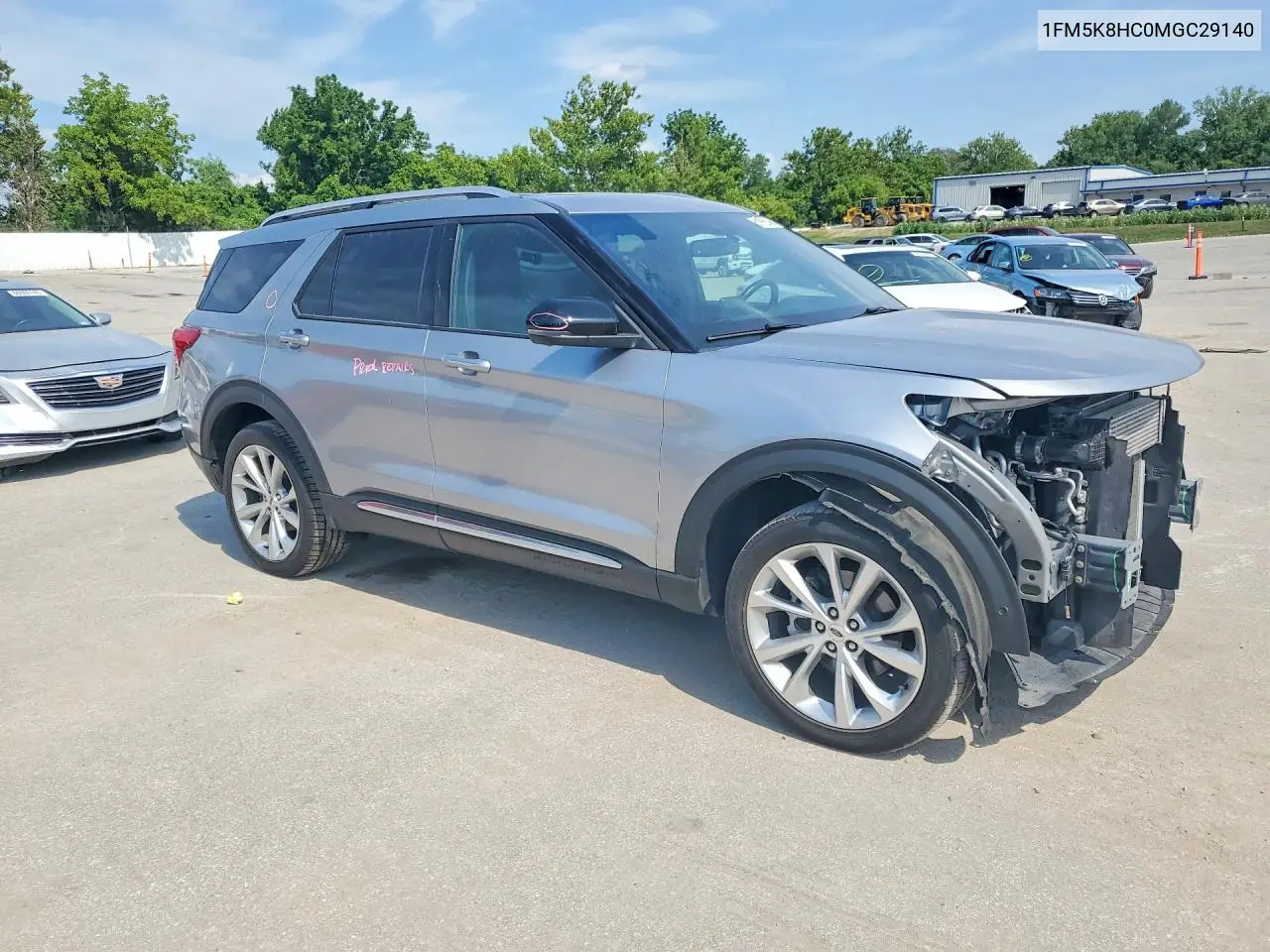 2021 Ford Explorer Platinum VIN: 1FM5K8HC0MGC29140 Lot: 61916146