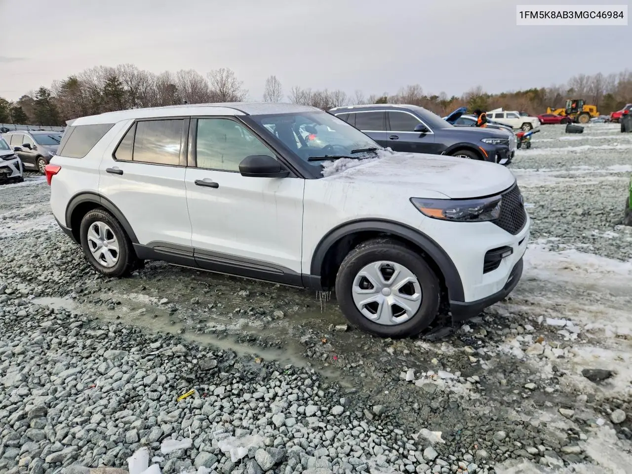 2021 Ford Explorer Police Interceptor VIN: 1FM5K8AB3MGC46984 Lot: 75551335