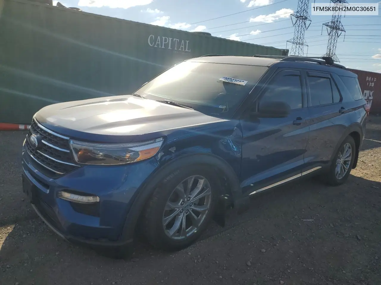 1FMSK8DH2MGC30651 2021 Ford Explorer Xlt