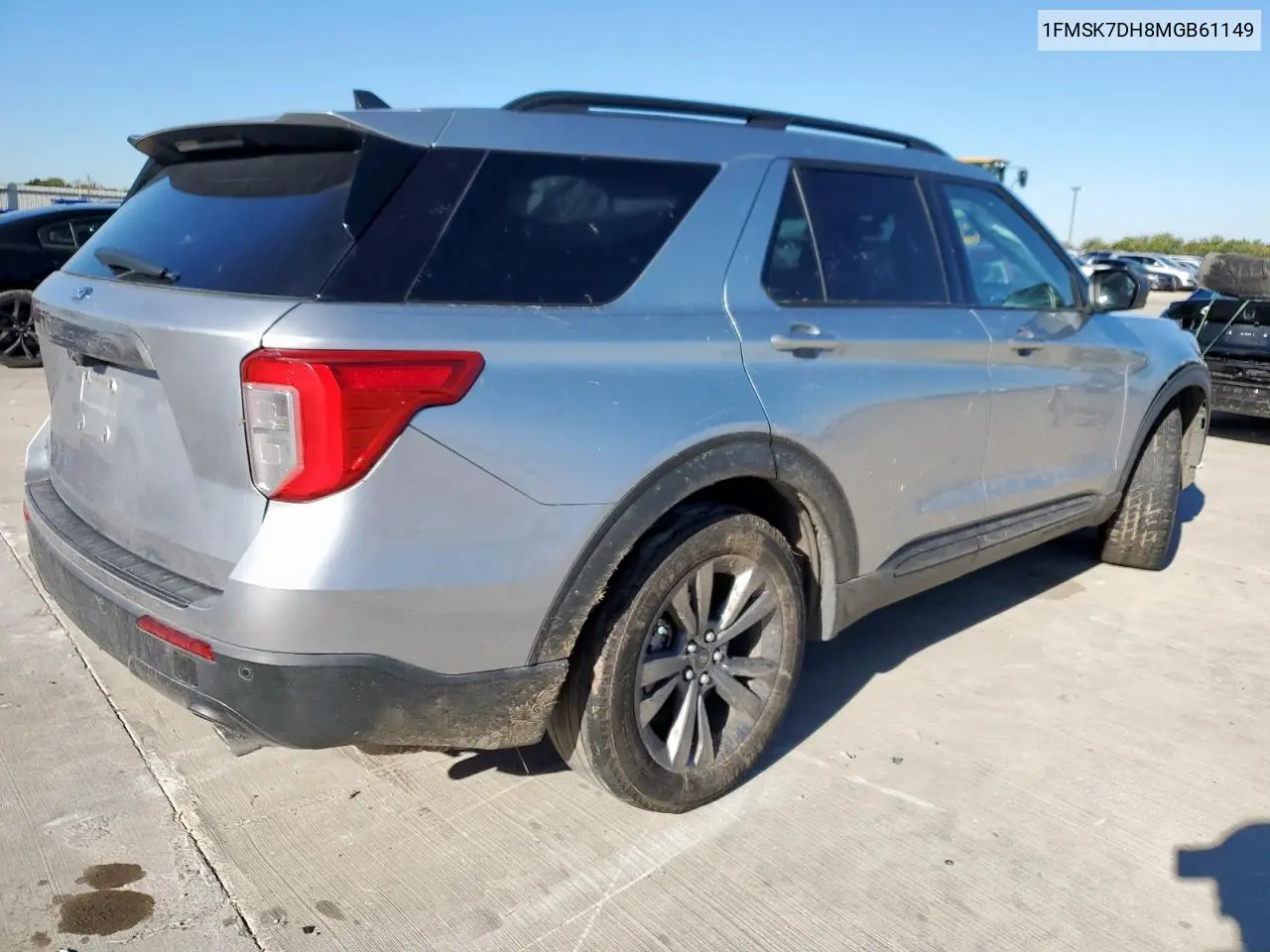 1FMSK7DH8MGB61149 2021 Ford Explorer Xlt