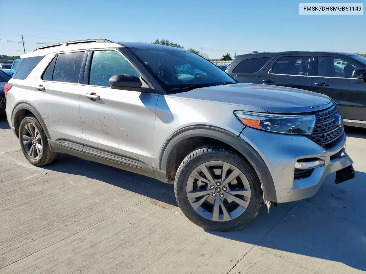 1FMSK7DH8MGB61149 2021 Ford Explorer Xlt
