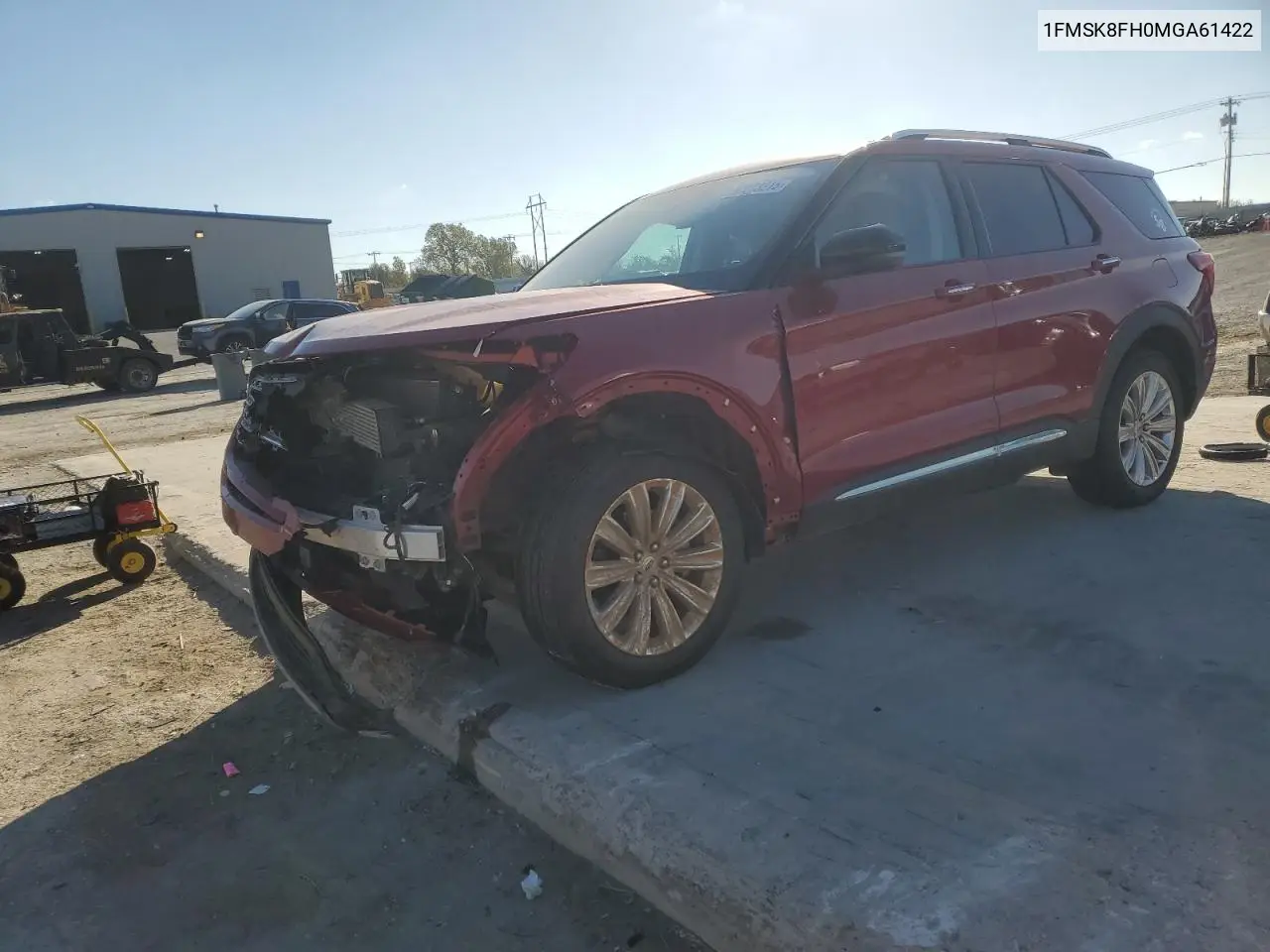 1FMSK8FH0MGA61422 2021 Ford Explorer Limited