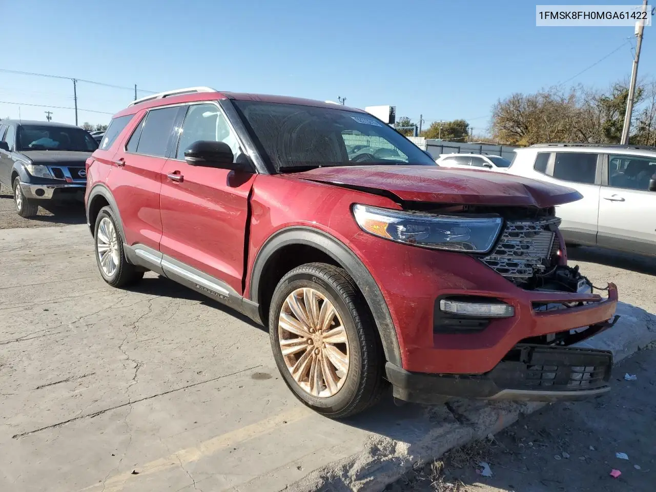 1FMSK8FH0MGA61422 2021 Ford Explorer Limited