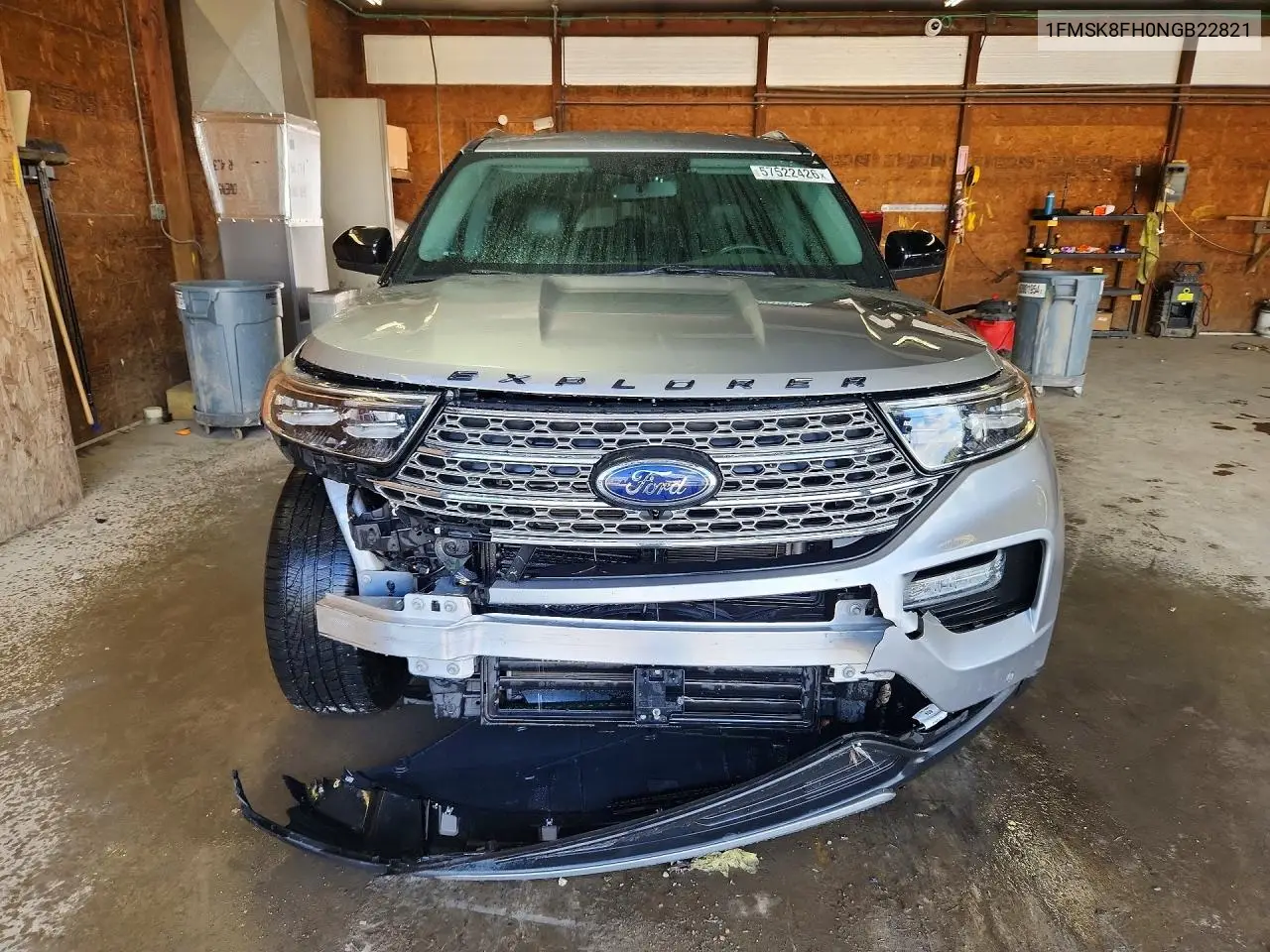 2022 Ford Explorer Limited VIN: 1FMSK8FH0NGB22821 Lot: 57522426
