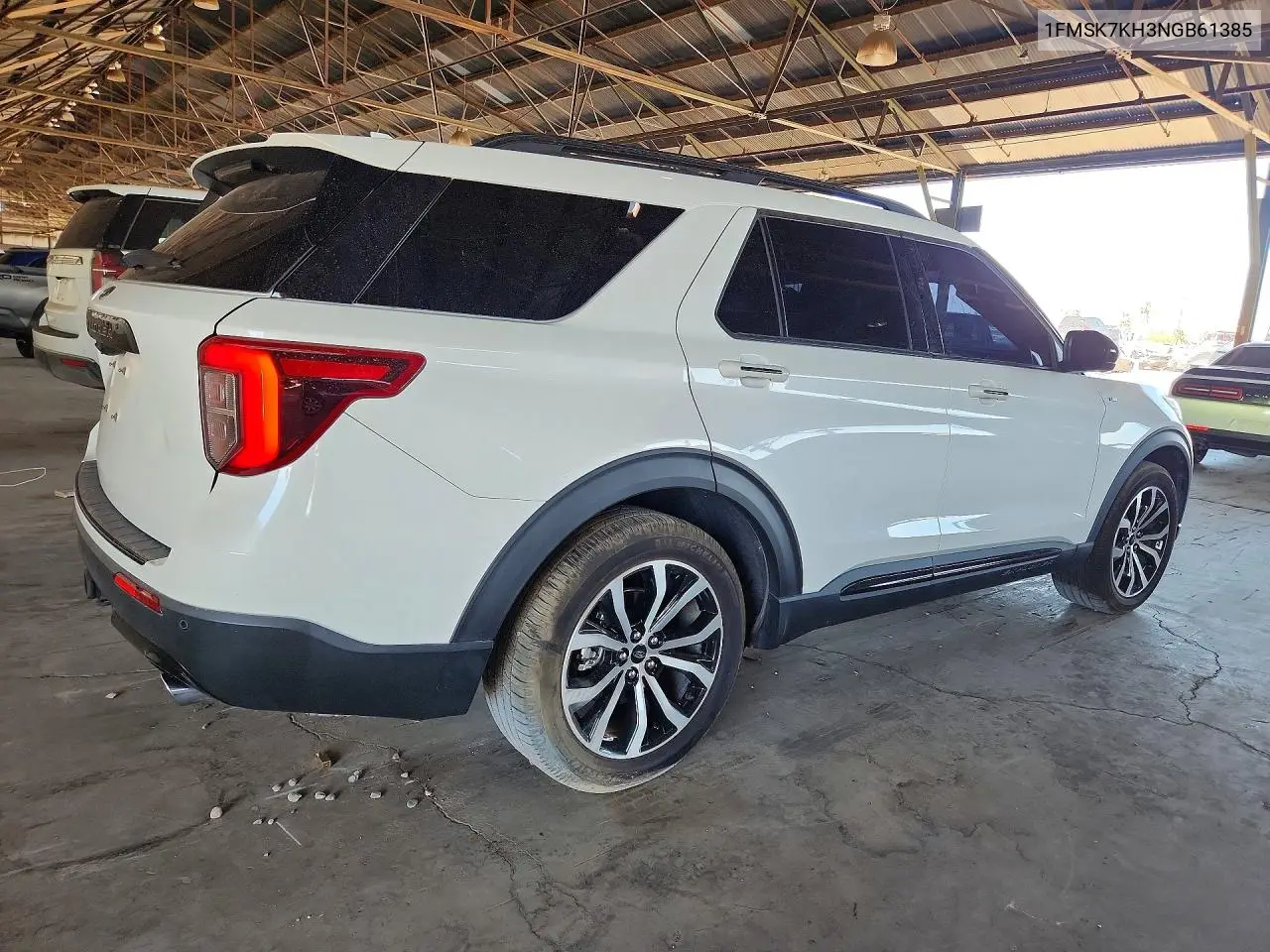 2022 Ford Explorer St-Line VIN: 1FMSK7KH3NGB61385 Lot: 58073636