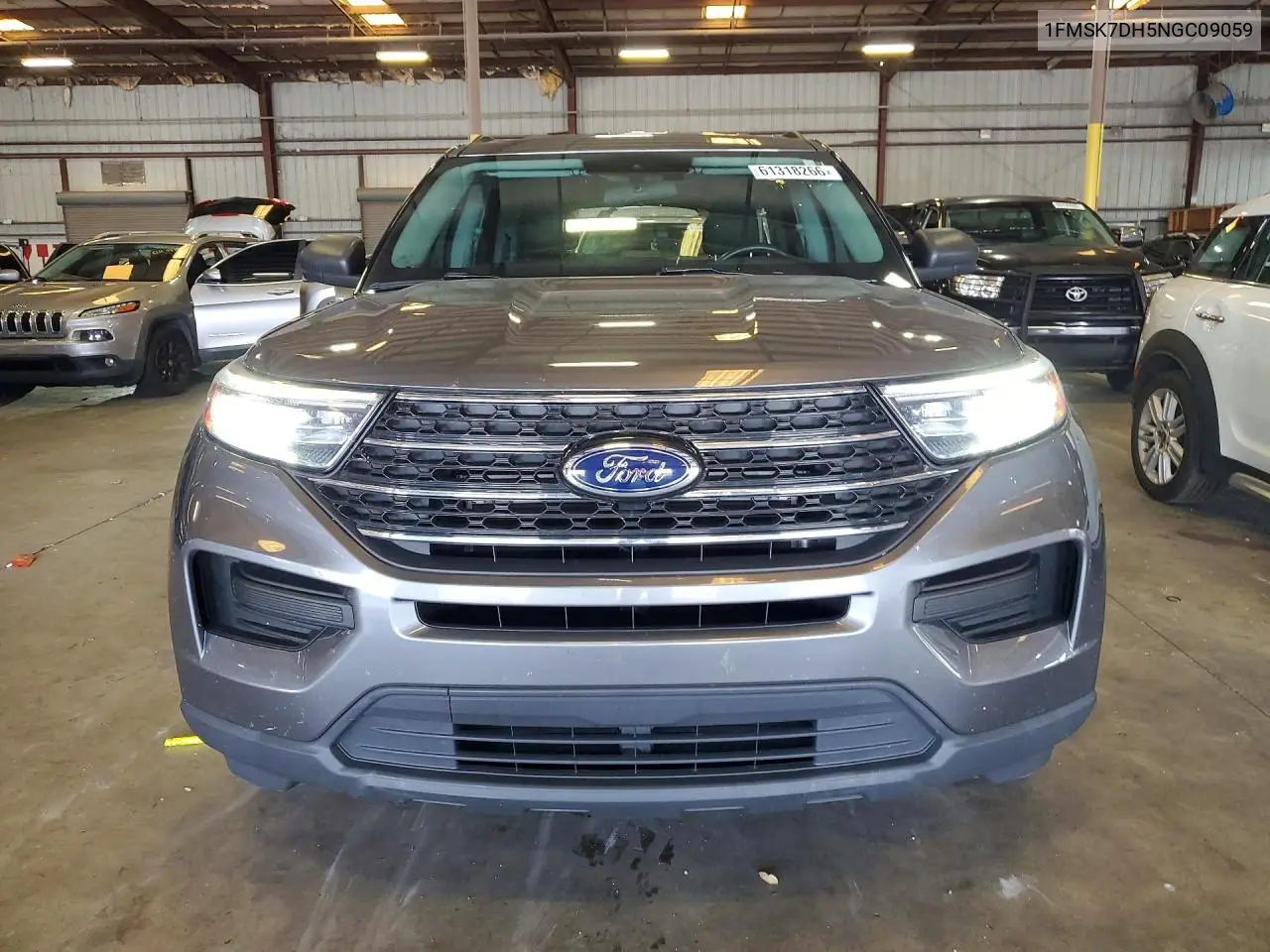 2022 Ford Explorer Xlt VIN: 1FMSK7DH5NGC09059 Lot: 61318266