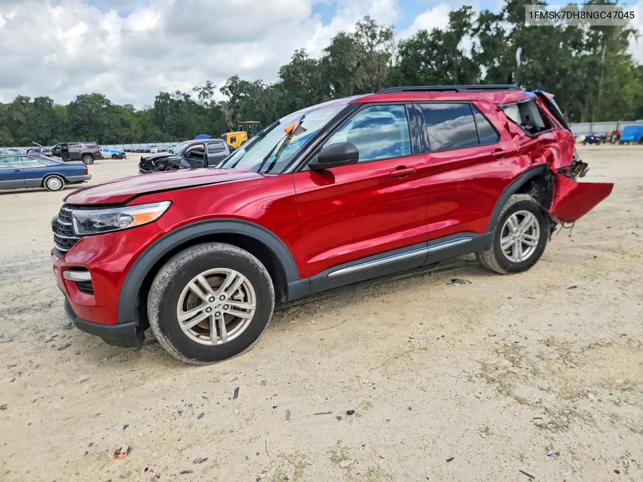 2022 Ford Explorer Xlt VIN: 1FMSK7DH8NGC47045 Lot: 62065966