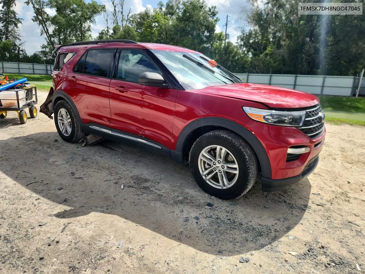 2022 Ford Explorer Xlt VIN: 1FMSK7DH8NGC47045 Lot: 62065966