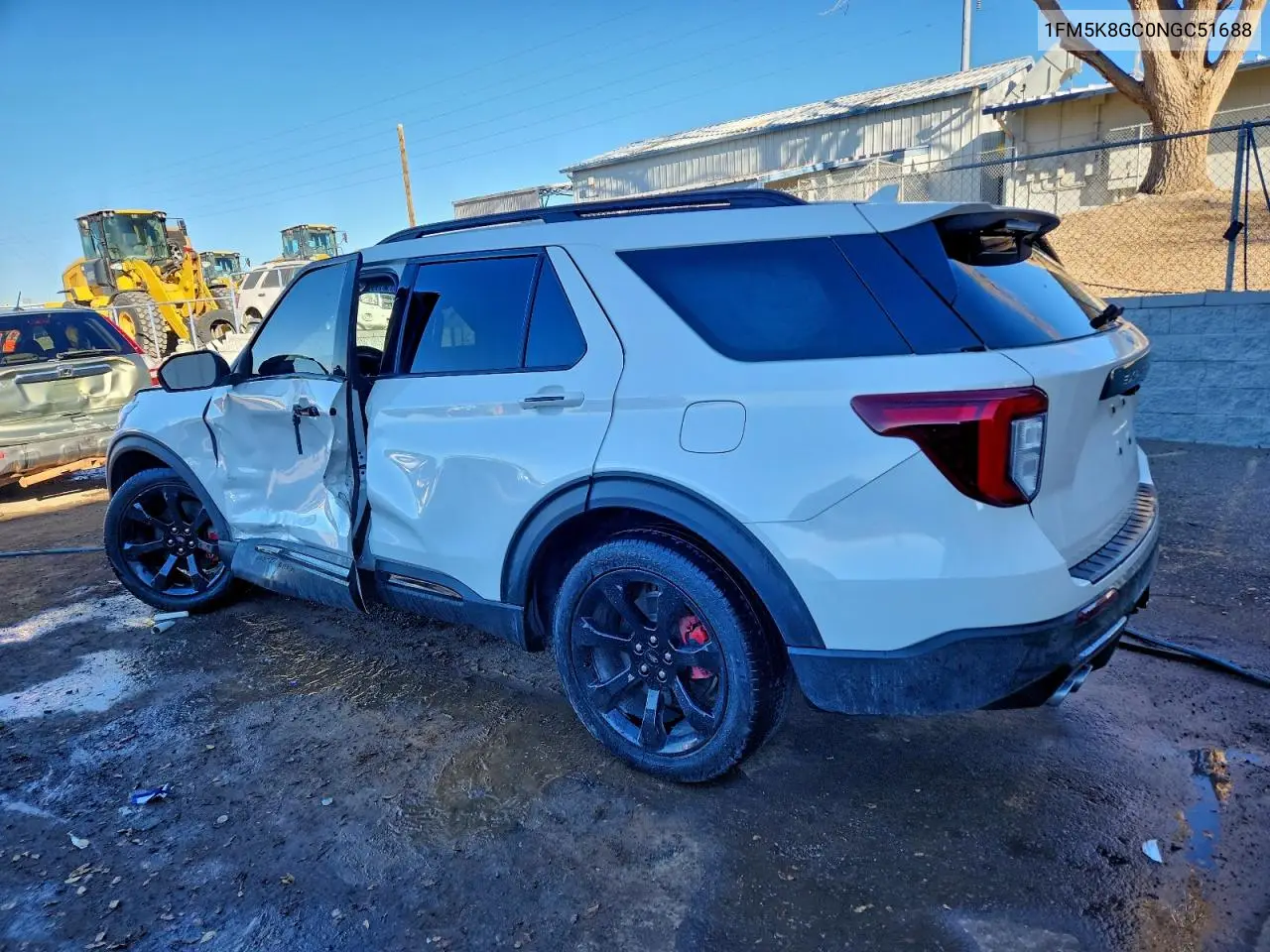 1FM5K8GC0NGC51688 2022 Ford Explorer St