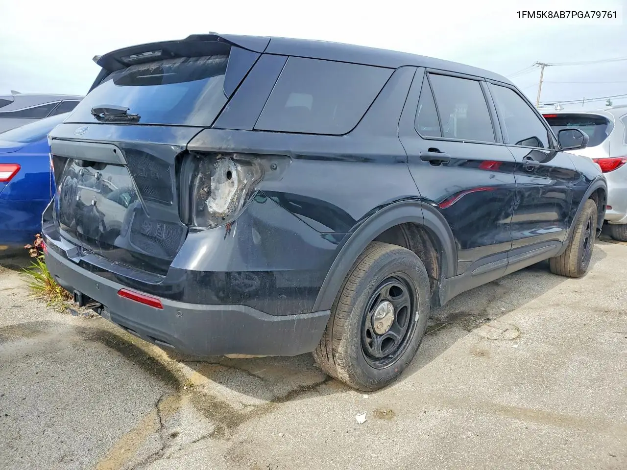 2023 Ford Explorer Police Interceptor VIN: 1FM5K8AB7PGA79761 Lot: 53816076
