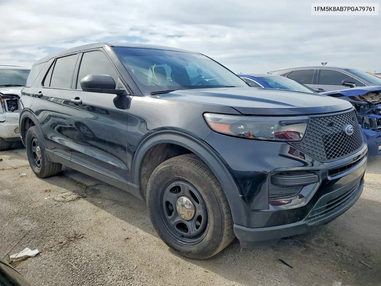 2023 Ford Explorer Police Interceptor VIN: 1FM5K8AB7PGA79761 Lot: 53816076