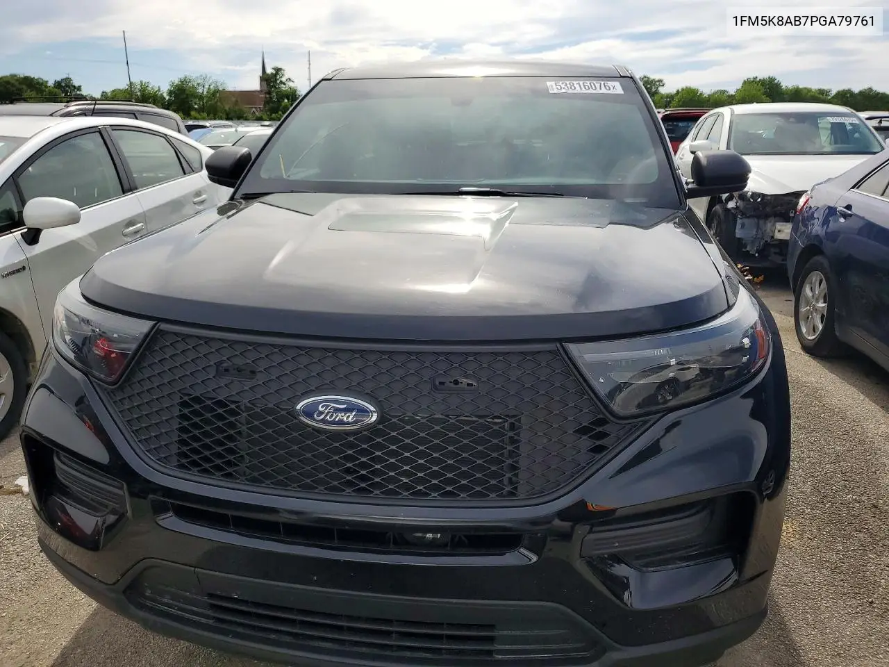 2023 Ford Explorer Police Interceptor VIN: 1FM5K8AB7PGA79761 Lot: 53816076