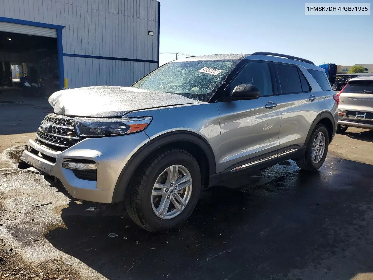 2023 Ford Explorer Xlt VIN: 1FMSK7DH7PGB71935 Lot: 59849406