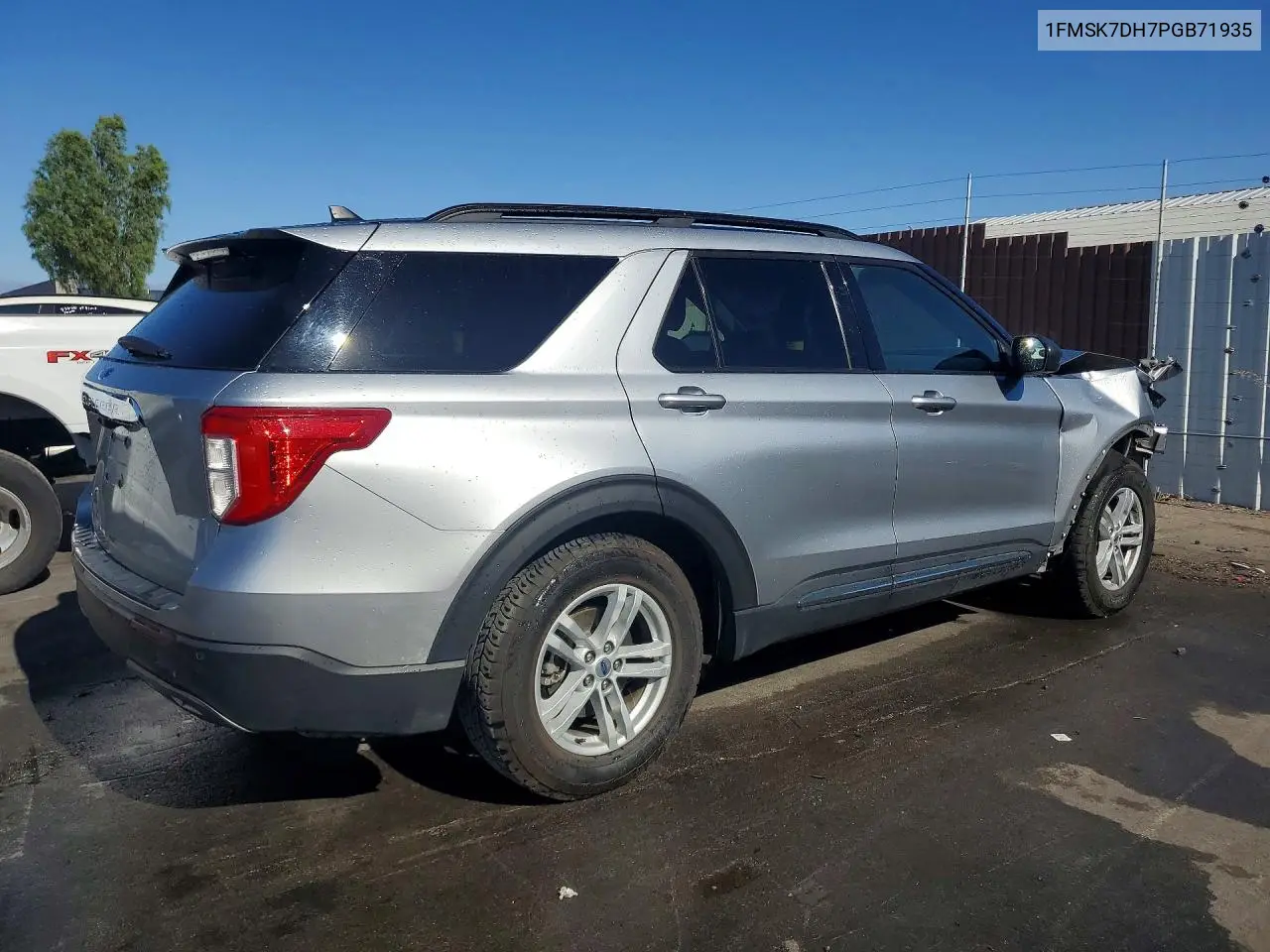 2023 Ford Explorer Xlt VIN: 1FMSK7DH7PGB71935 Lot: 59849406