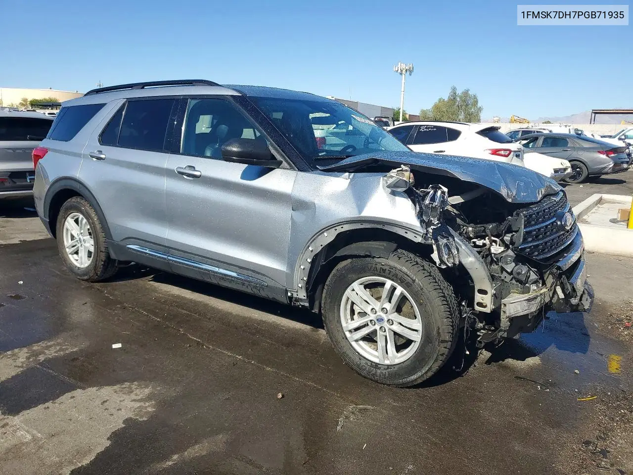 2023 Ford Explorer Xlt VIN: 1FMSK7DH7PGB71935 Lot: 59849406